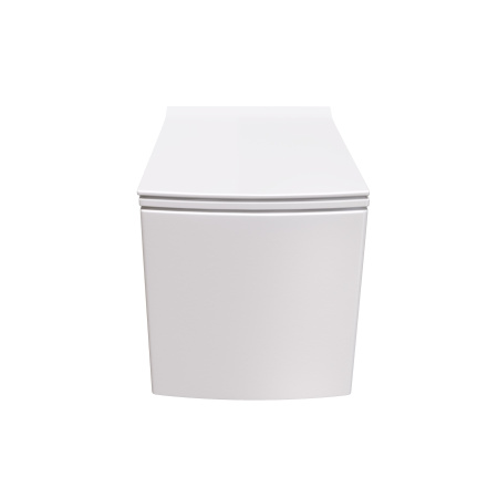 Унитаз подвесной Grossman Санфаянс GR-4460S белый глянцевый с сиденьем микролифт безободковый каскадный смыв